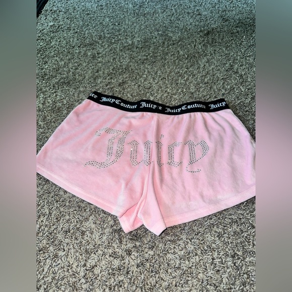 Juicy Couture Bling Comfy Sleepwear Booty Shorts Size Small - Picture 8 of 8